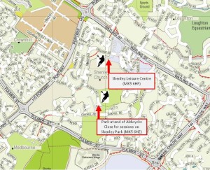 Shenley Location Map