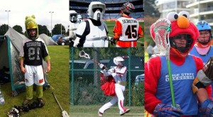 Lacrosse in fancy dress